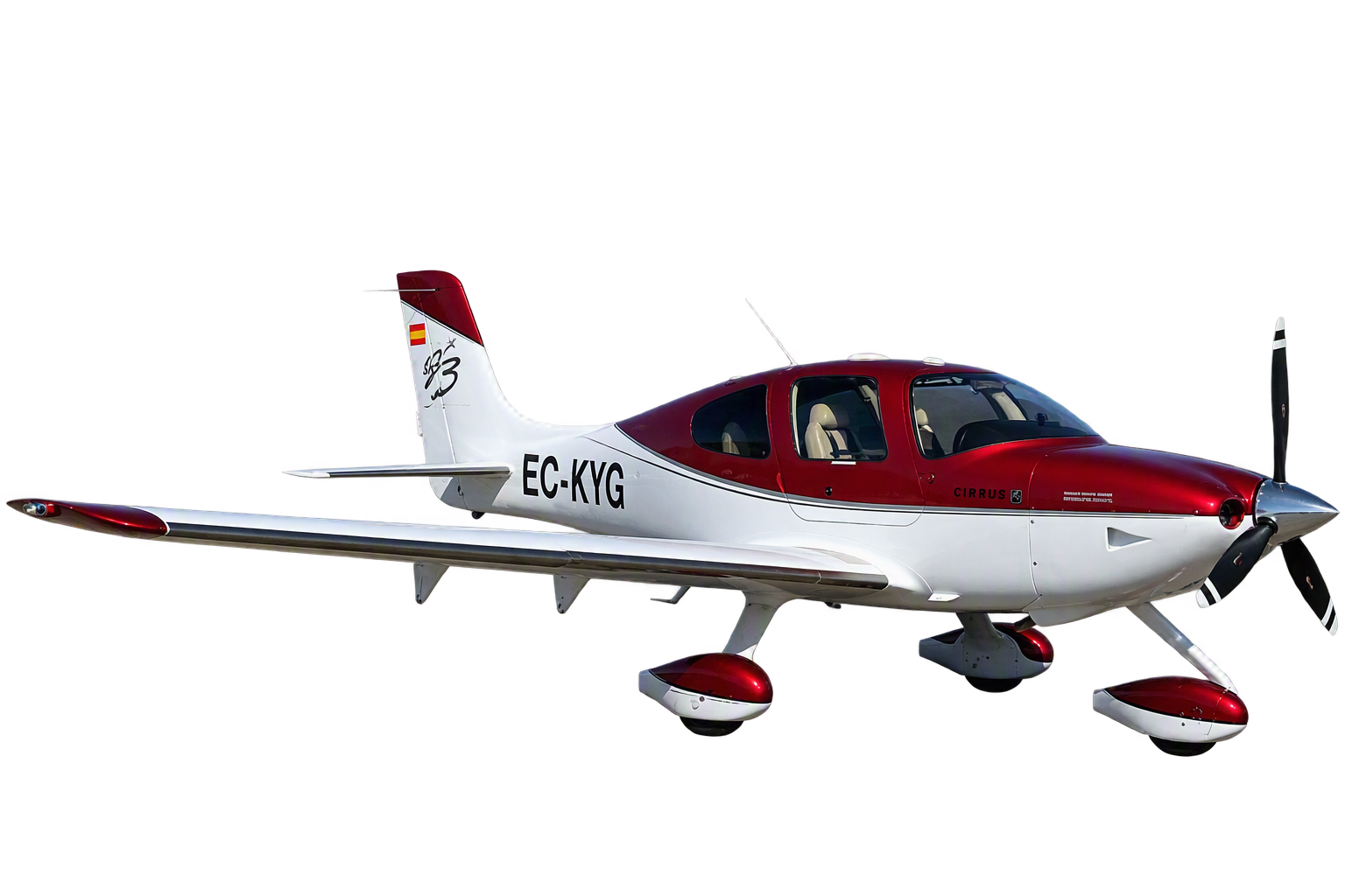Cirrus SR22 G3 GTS aircraft available for rental at AndorraFly — Andorra-La Seu d'Urgell airport (LESU)